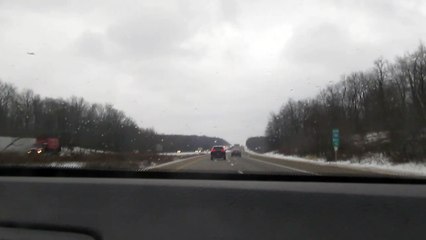 Heading to Millburn along Interstate 380