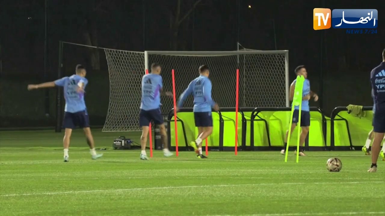 المنتخب الأرجنتيني يعود لأجواء التدريبات تحضيرا للنهائي أمام فرنسا
