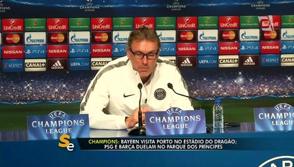 PSG pega o Barça sem Ibra e Verratti; Bayern vai a Portugal
