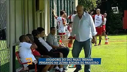 São Paulo se prepara para jogo contra o Botafogo-SP