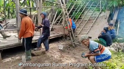 Kades Mekarmukti Talegong Garut Bangun 3 Rumah Warga Dari  Program Rutilahu