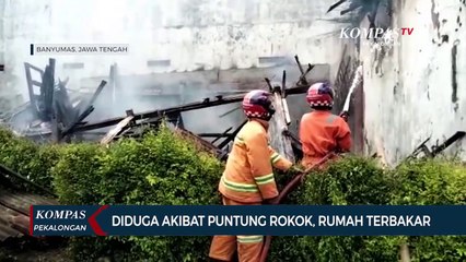 Télécharger la video: Diduga Akibat Puntung Rokok, Rumah Terbakar