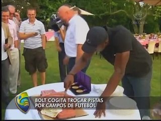 Usain Bolt quer tentar a chance no futebol