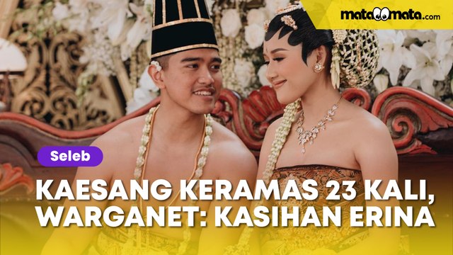Kaesang Keramas 23 Kali Sejak Menikah, Warganet Berlinang Air Mata: Kasihan Mbak Erina