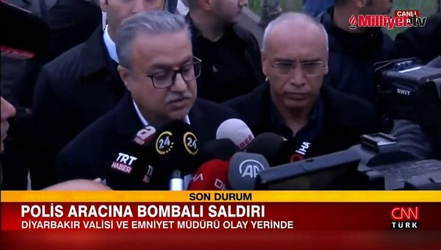Diyarbakır Valisi Ali İhsan Su, patlamanın yaşandığı bölgeden açıklamalarda bulundu