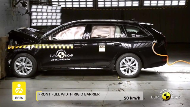 Euro NCAP Crash-Test - 5-Sterne-Höchstwertung für ŠKODA OCTAVIA auch unter verschärften Bedingungen