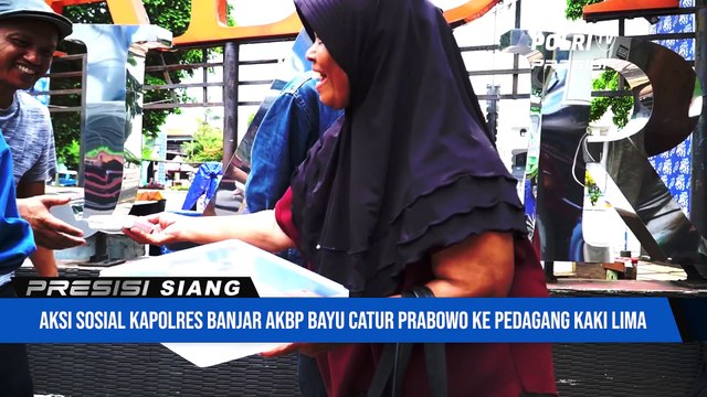 Ibu Wagirah Sangat Sumringah Saat Barang Dagangannya Diborong oleh Kapolres Banjar
