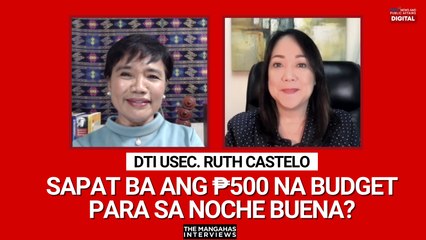 Sapat ba ang P500 na budget para sa Noche Buena? | The Mangahas Interviews