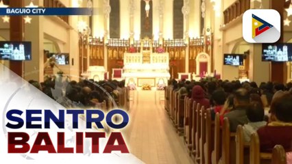 Baguio Cathedral, napuno ng mga deboto sa unang Simbang Gabi