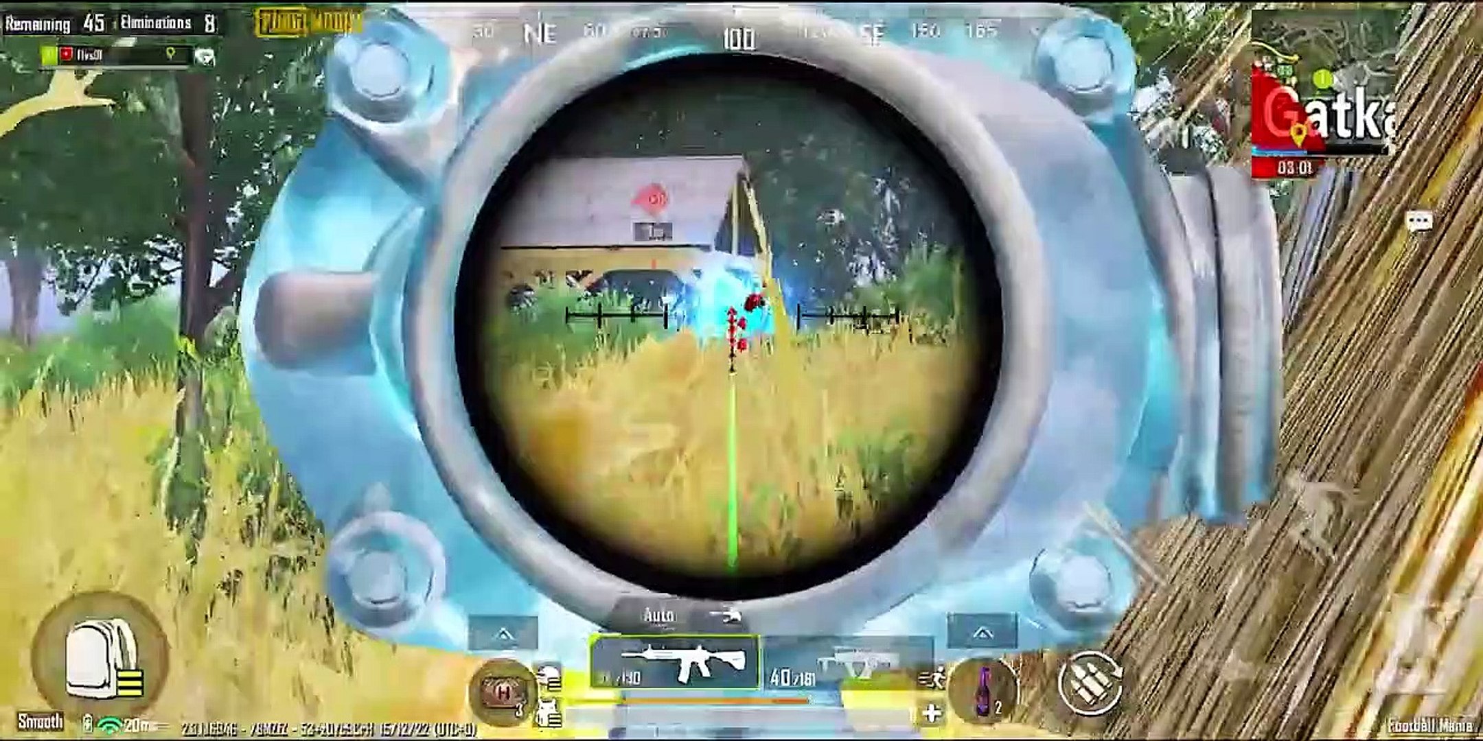 New Gameplay M416 Glacier - 30 KILLS 1vs4 - PUBG Mobile