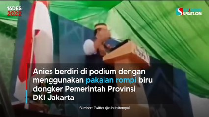 Viral Video 44 Detik Anies Baswedan Sebut Pakai Baju Batik Pelanggaran
