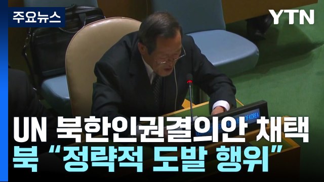 유엔 北인권결의안 18년째 채택...4년 만에 동참 / YTN