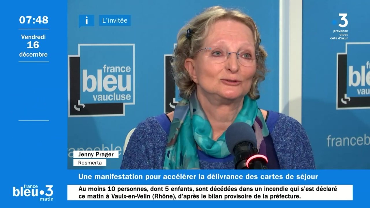 Manifestation de Rosmerta à Avignon, avec Jenny Prager