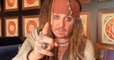 Johnny Depp as Captain Jack Sparrow for a new video