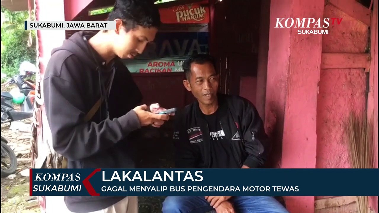 Gagal Menyalip Bus Dan Hilang Kendali Pengendara Motor Tewas