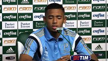 Gabriel Jesus comenta jogo contra Fluminense