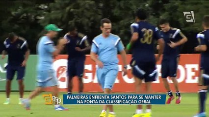Palmeiras se prepara para clássico contra o Santos e quer garantir a melhor campanha
