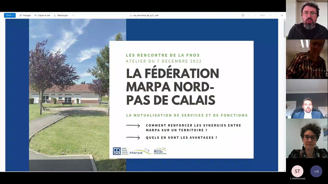 Rencontres Nationales FNOS - Fédération  Régionale Marpa Nord Pas de Calais