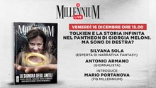 Tolkien e La storia infinita nel pantheon di Giorgia Meloni. Ma sono di destra? Segui la diretta di Millennium Live