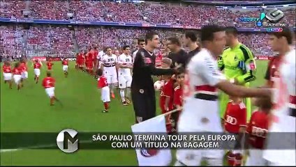 São Paulo encerra tour pela Europa com um título