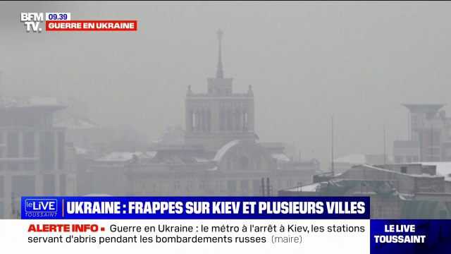 Ukraine: des explosions entendues à Kiev et dans plusieurs villes du pays