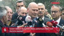 İçişleri Bakanı Süleyman Soylu patlamaya ilişkin son durumu paylaştı