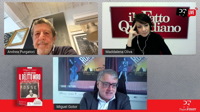Io ci sarò ancora , la diretta con Miguel Gotor, Maddalena Oliva e Andrea Purgatori per parlare dei segreti del caso Moro