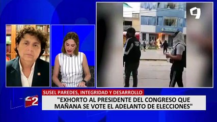 Verónika Mendoza a Dina Boluarte: “Detenga la militarización, escuche al pueblo, sino renuncie”