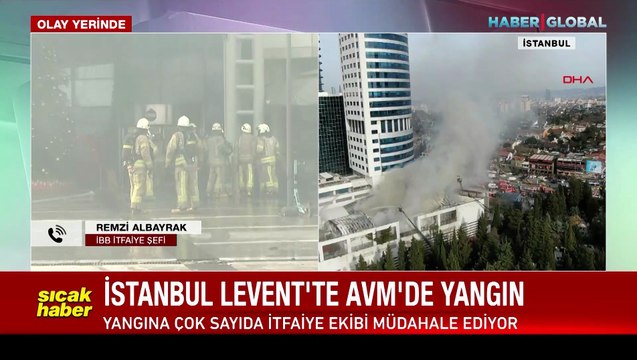 İBB İtfaiye şefi Remzi Albayrak'tan Levent'teki yangına ilişkin açıklama