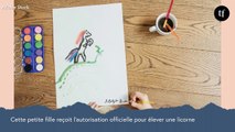 Cette fillette reçoit la lettre la plus chou : l'autorisation officielle d'élever une licorne