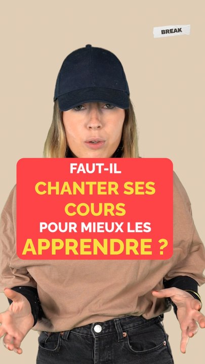 Faut-il chanter ses cours pour mieux les apprendre ?
