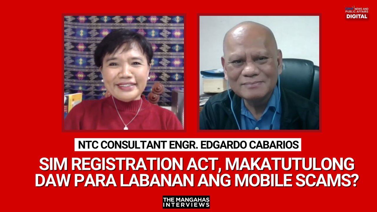Sim Registration Act, makatutulong daw para labanan ang mobile scams? | The Mangahas Interviews