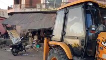कानोता में जयपुर-आगरा हाइवे पर गरजी जेसीबी, पुलिस व जेडीए अधिकारियों संभाला मोर्चा