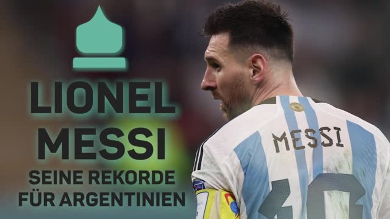 Lionel Messis WM-Rekorde für Argentinien