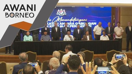 Kerajaan Perpaduan | Memorandum permuafakatan gabungan dimeterai