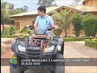 Jovem brasileiro é campeão sul-americano de Sled Dog