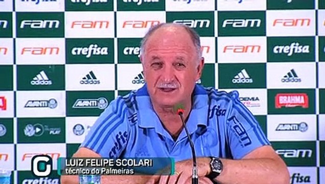 Coletiva do técnico Felipão após vitória do Palmeiras sobre o Fluminense