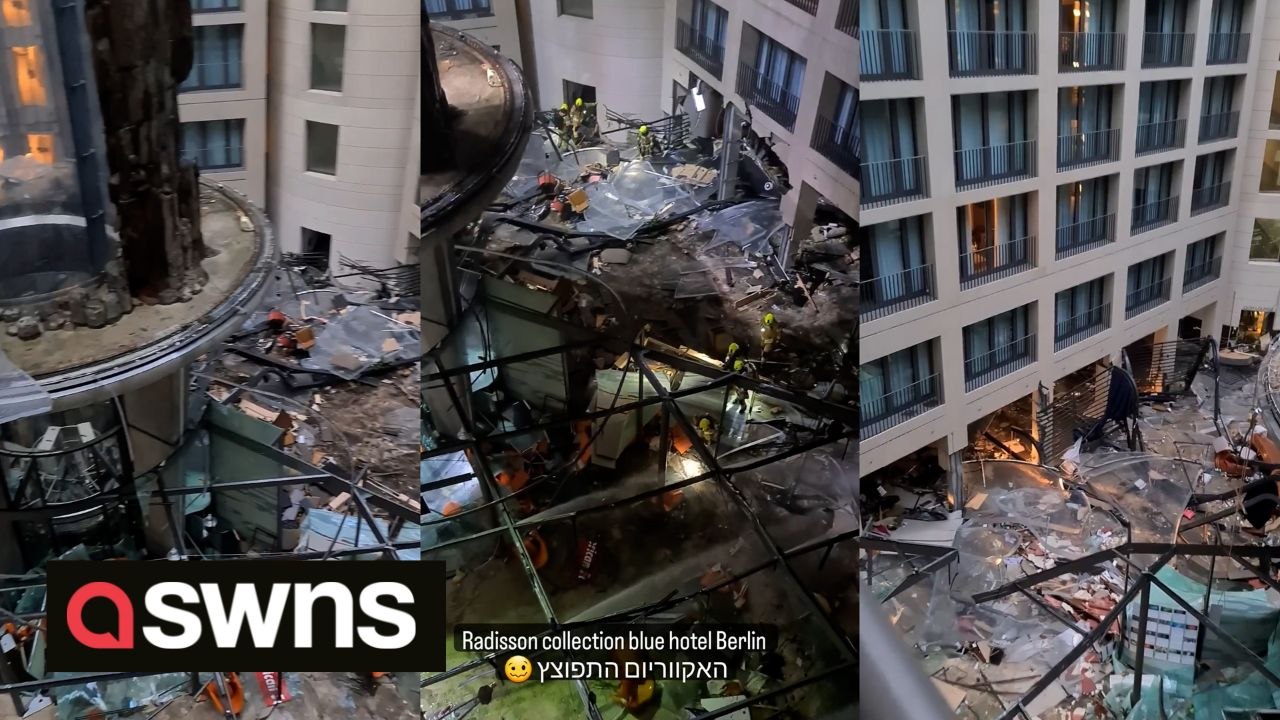 Massive Berlin aquarium that housed 1500 tropical fish bursts