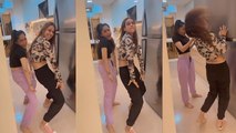 Nia Sharma Black Joggers Black Transparent Top में Dance करते Video Viral | Boldsky *Entertainment