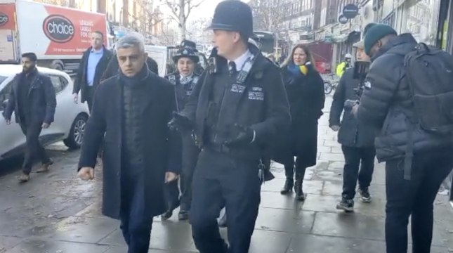 Mayor of London, Sadiq Khan, in Barnet, to see the new approach by the police to prevent, attend and investigate burglaries in the capital.