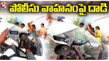 High Tension In Dammaiguda, Indhu Relatives And Villagers Serious On Police | V6 News