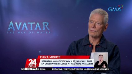 Mga pagsubok sa buhay, inspirasyon daw ng "AVATAR: The Way of Water" | 24 Oras