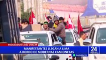 Narcotráfico financiaría caravanas que llegaron a Lima para pedir liberación de Pedro Castillo