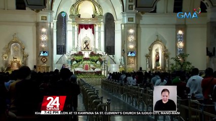 Paalala ng simbahan: debosyon sana at 'di lang para sa mga hiling ang dahilan ng pagsisimbang gabi | 24 Oras