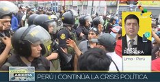 Peruanos reclaman la renuncia inmediata de Dina Boluarte