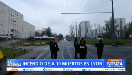 Al menos 10 personas perdieron la vida en el incendio de un edificio en Francia