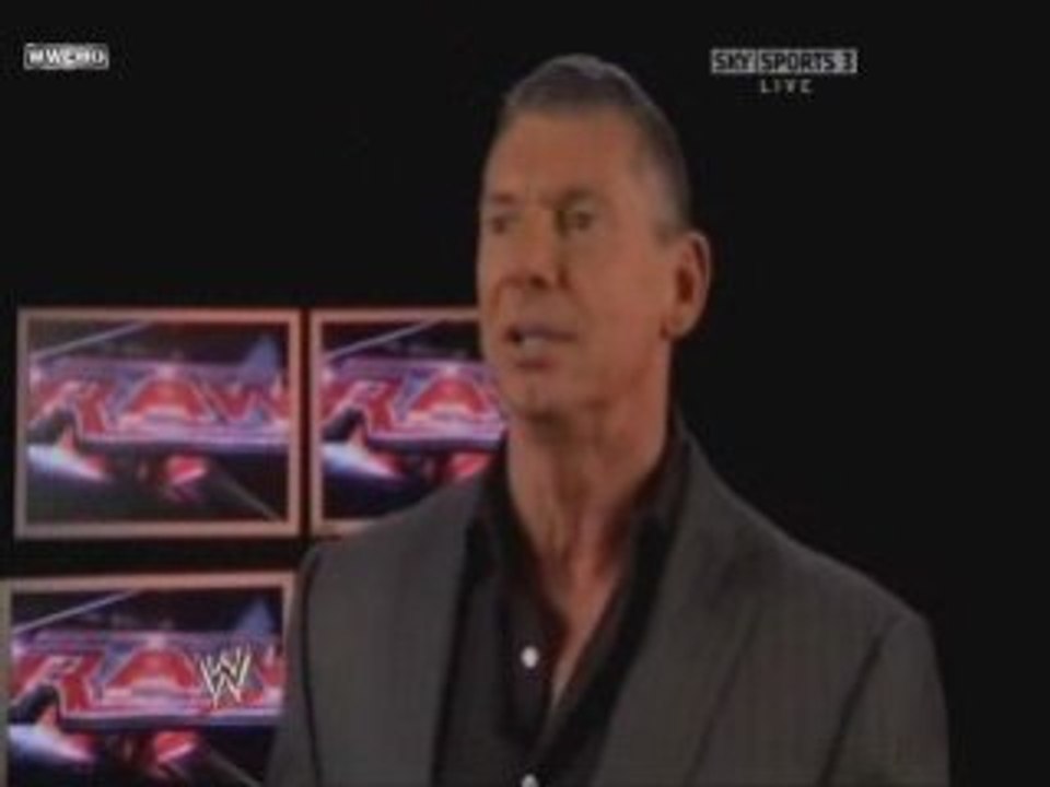 Vince McMahon challenges Ric Flair  3.17.08