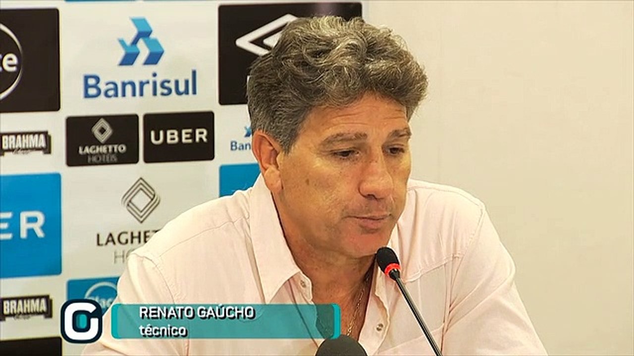 Renato após vitória sobre o Corinthians Meu time joga o melhor futebol do Brasil