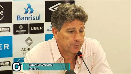 Renato após vitória sobre o Corinthians Meu time joga o melhor futebol do Brasil