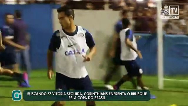 Confira treino do Corinthians em Brusque